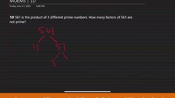 Math Olympiad for Middle School | 2010 | Division M | Contest 1 | MOEMS | 1D