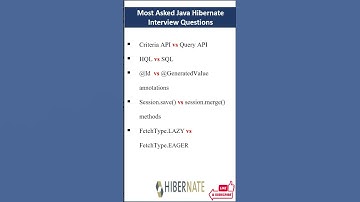 Java Hibernate Interview Questions | Tips and Tricks