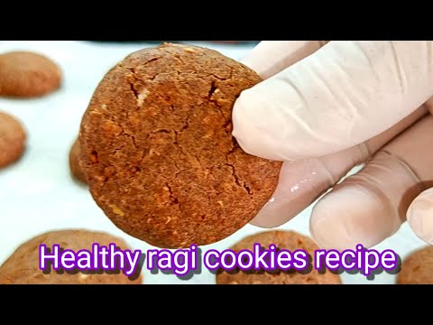 Healthy ragi (finger millet) cookies recipe |