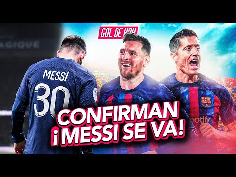 CONFIRMAN: La SALIDA DE MESSI del PSG | El CIásico | #goldehoy