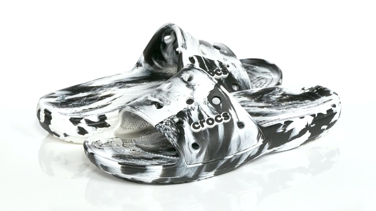 CROCS Marbled Tye Dye Classic Slide Amazon.com | Crocs, Unisex, Classic Marbled Tie-Dye Clog  main image 4