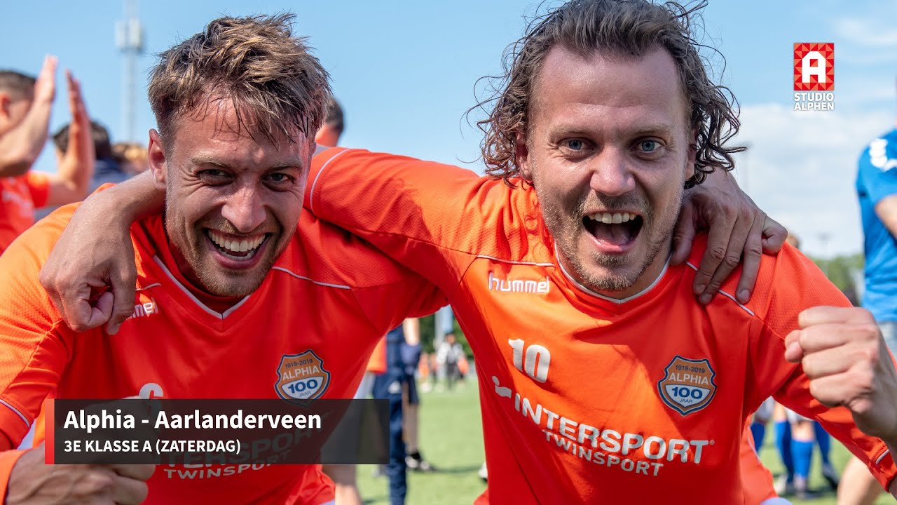 Samenvatting kampioenswedstrijd Alphia - Aarlanderveen (zaterdag 4 juni)