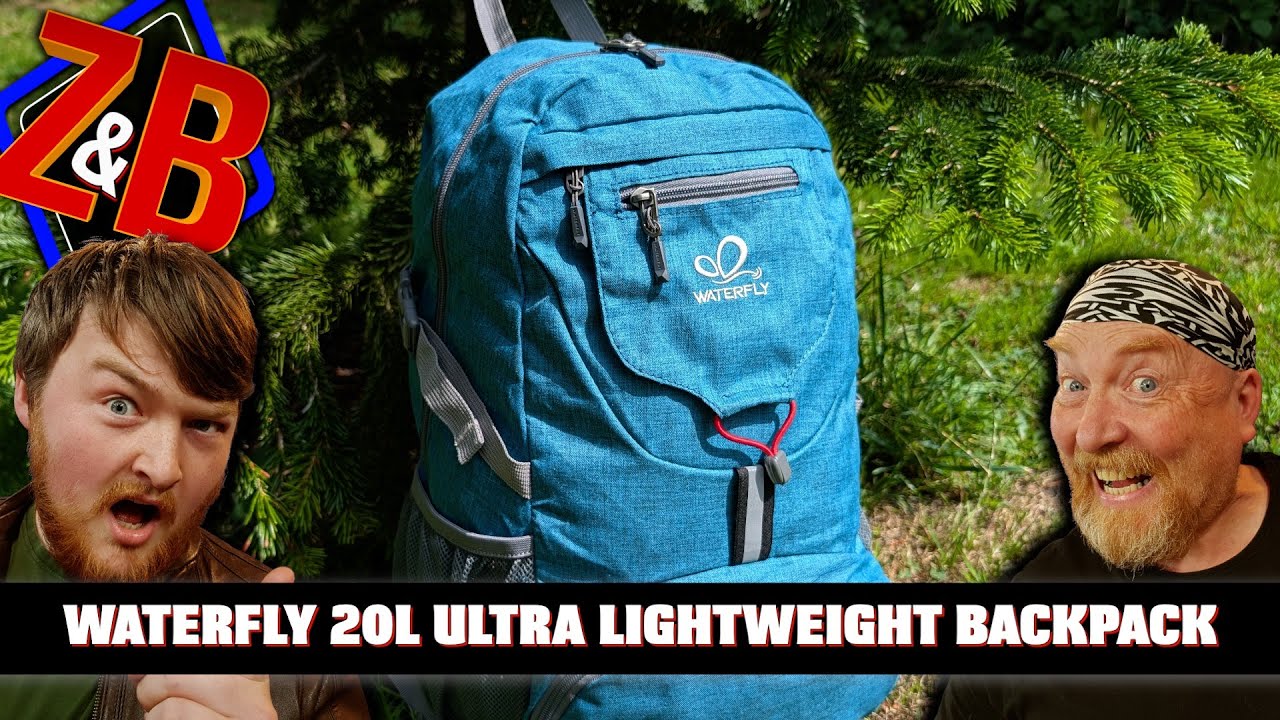 Waterfly 20L ULTRA LIGHTWEIGHT Foldable Backpack Review - A Great Compact Water Resistant Rucksack