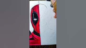 Drawing of Deadpool Wolverine #shortsfeed #marvel #drawing #deadpool3 #wolverine #viral
