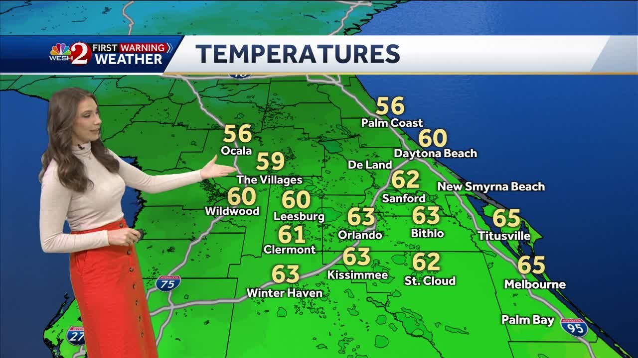 A chilly and breezy Thursday as colder air moves in - YouTube