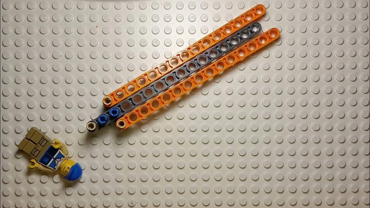 How to make a lego butterfly knife very simple YouTube