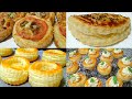 3 اشكال بالعجين المورق السريع سهلة ورخيصة وناجحة فولفون+ شوصون + بيتزا😋+كريمة الجبن لشهيوات رمضان🌙