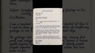 Formal letter!#artofwriting #class9 #complaintletter  #creativewriting #trendingshorts