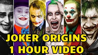Joker Origins - Mega 1 Hour Joker Video Will Take You On A Historic Ride From 1928 To Now!