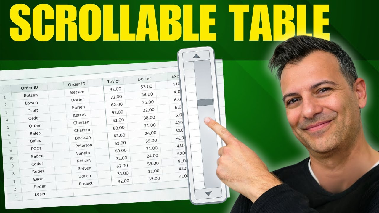 Прокручиваемые таблицы в Excel: хитрость с формулой OFFSET