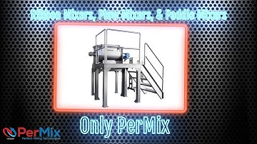 PerMix Ribbon Mixers Video
