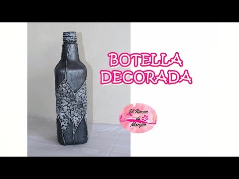 Cómo decorar botellas de cristal a mano –canalHOGAR