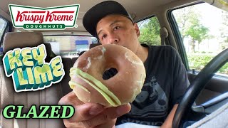 KRISPY KREME KEY LIME GLAZED DONUTS REVIEW