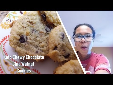 Chewy (Chewiest) Keto Chocolate Chip Walnut Cookies| Simple Keto Recipe