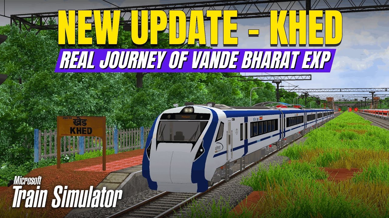 NEW KHED UPDATE - KONKAN IR | REAL JOURNEY  OF 22229 CSMT - MADGAON VANDE BHARAT EXP | MSTS LIVE