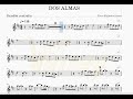 Dos Almas - bolero (karaoke - partitura) Eb