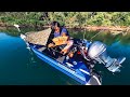 Protecting crab pots from poachers boat camping mission  catch  cook