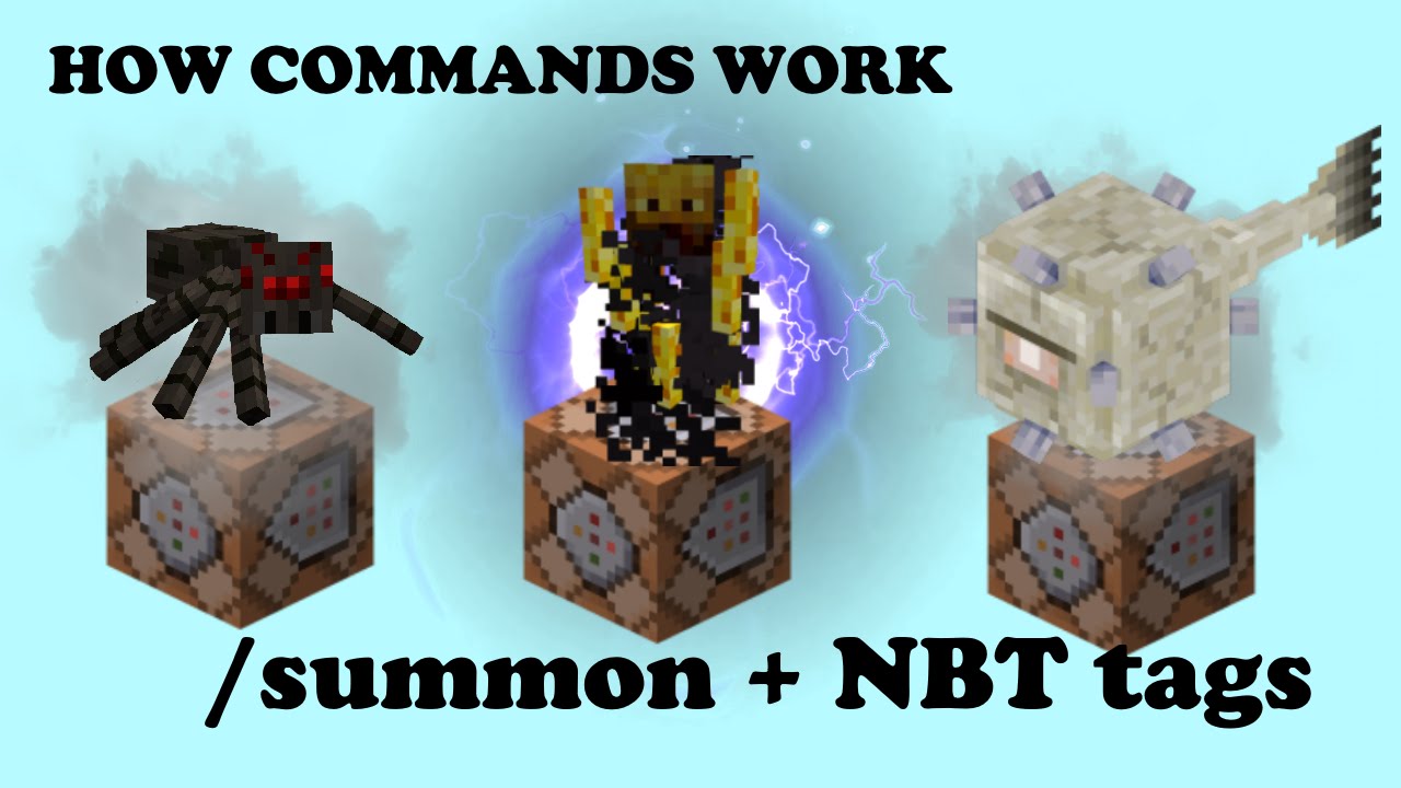 How to Use the /summon Command and NBT Tags - Minecraft Custom Mobs Tutoria...