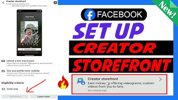 How To Set Up Creator Storefront On Facebook