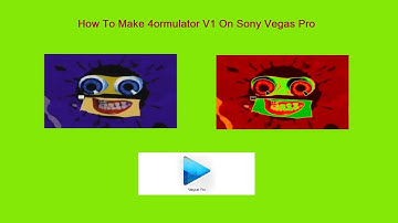 How To Make 4ormulator V1 On Sony Vegas Pro