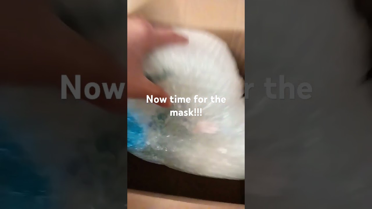 unboxing a mask!! #fursuit #dinomask #unboxing #therian #theriangear