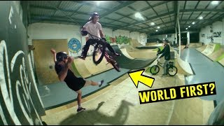 NEW BMX TRICKS!! (WORLD FIRST)