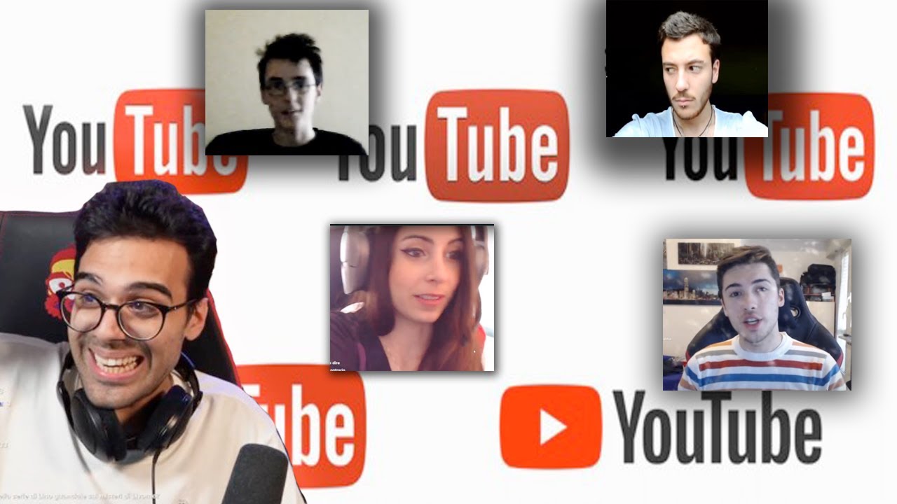 Dario Moccia reagisce a YouTube negli anni 2000