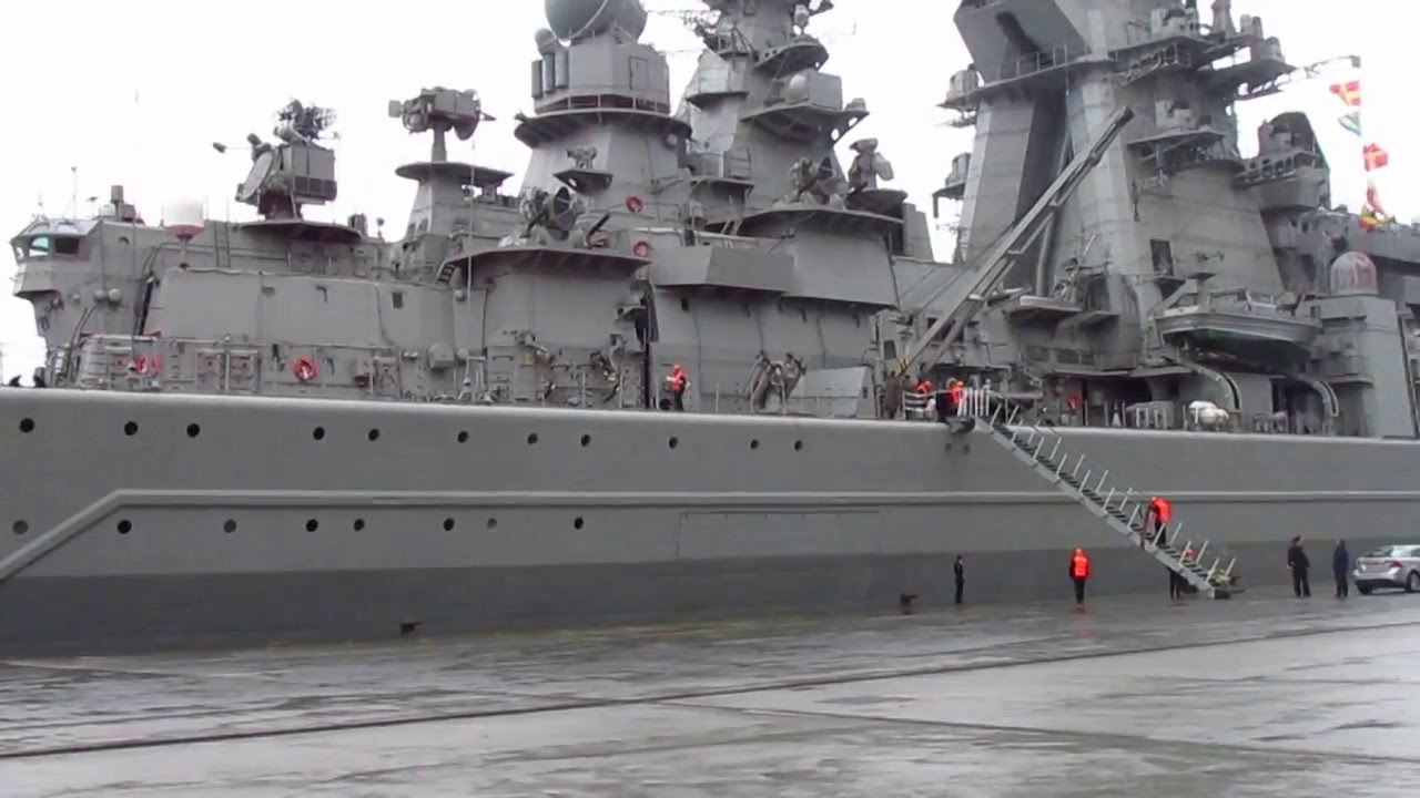 PETR VELIKIY Peter the Great Russian Battlecruiser YouTube