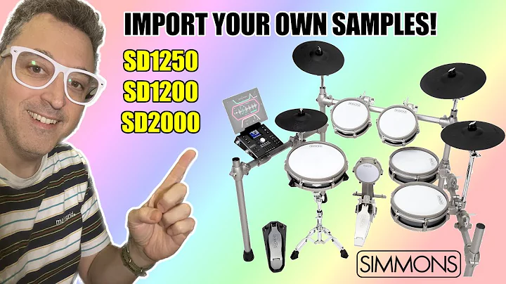 Import your own samples into the Simmons SD1250 El...