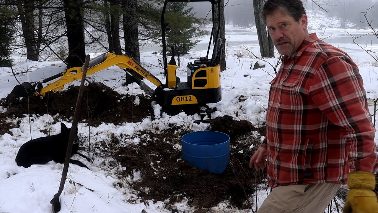Completing a Shallow Well in the Snow, Rain and Fog - Part 1