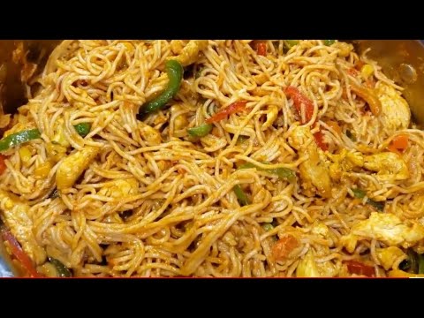 HOW TO MAKE COCONUT MILK SPAGHETTI   PASTA   COCONUT MILK PASTA  CHICKEN VEGETABLE STIR FRY RECIPE