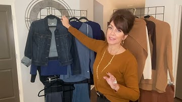 Wardrobe Capsule - Demonstrating the 3-2-1 concept for travel or in the closet