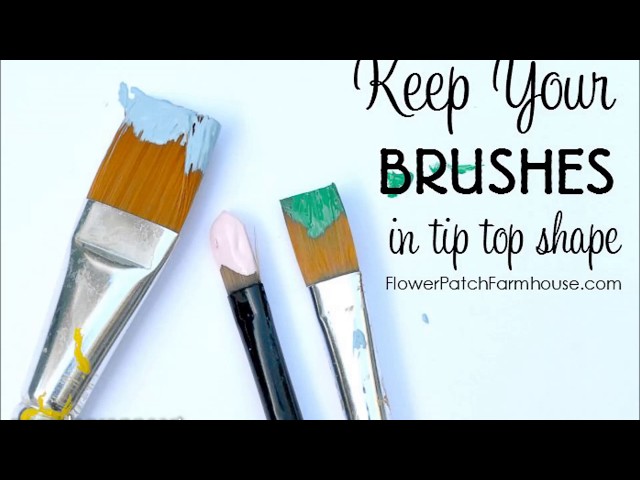 How to take care of your brushes