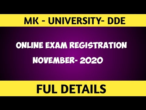 HOW TO FILL MADURAI KAMARAJ UNIVERSITY - DDE ONLINE EXAM -NOV 2020 - REGISTER / SIMPLE EXPLAIN ...