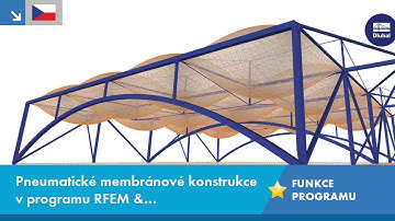Pneumatické membránové konstrukce v programu RFEM & RF-FORM-FINDING