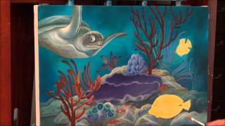 Acrylic Painting - How to Paint Tropical Reef