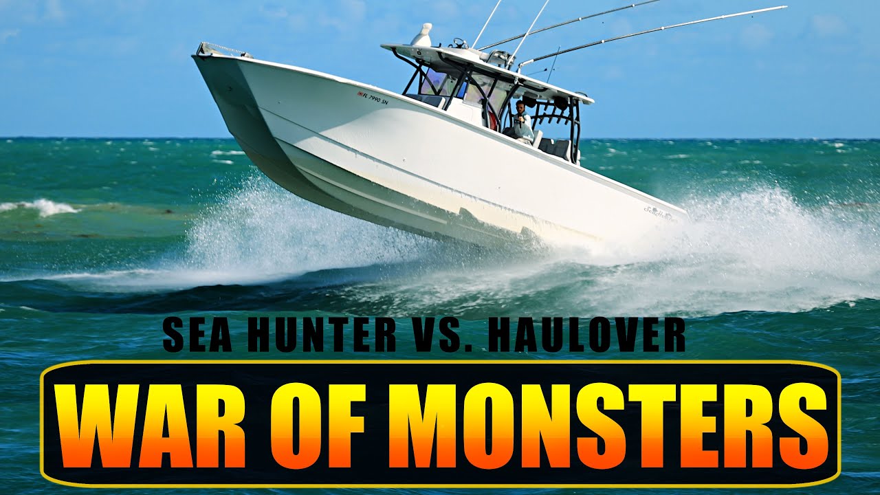 SEA HUNTER BOATS CRUSHING HAULOVER INLET BOAT ZONE YouTube