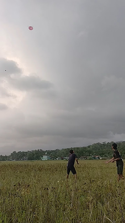 the difficulty of lowering a big kite #indonesiankite