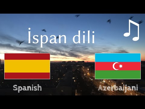 Yatmaqdan öncə öyrənin - İspan dili (dilin daşıyıcısı)  - musiqi ilə