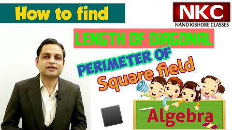 Length of Diagonal of a Square | What is diagonal | Perimeter of Square | Shortcut Method