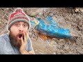Uncovering A Super Blue Gemstone! 💎