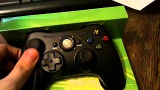 Thrustmaster GPX LightBack Black Edition PC / Xbox 360 Gamepad unboxing and test