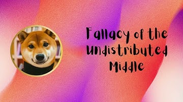 Embrace the Debate: Fallacy of the Undistributed Middle #logicalfallacy