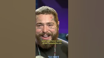 Thumbnail of Post Malone on Alcoholism: Transitioning from Party Culture to Responsible Drinking | #shorts
