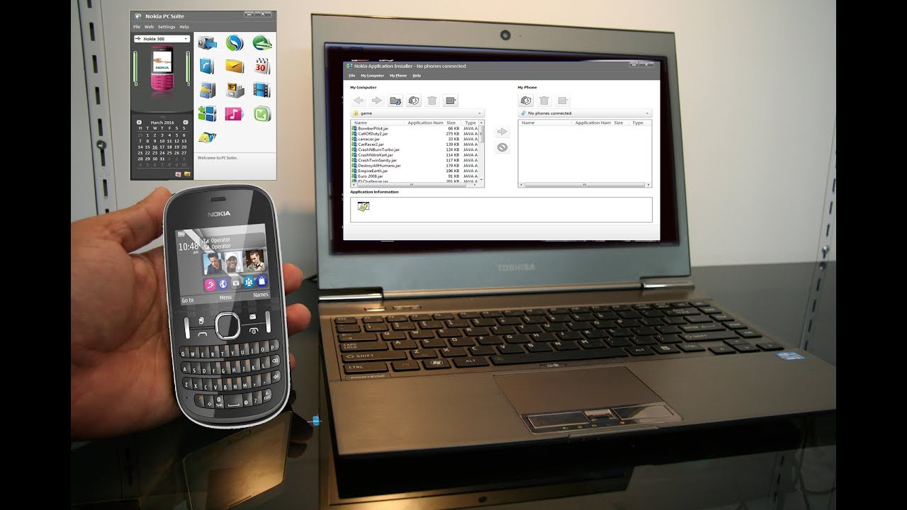How to install apps Nokia mobile from PC "copy messages ...