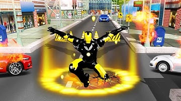 Iron Hero City Robot Battle 3d | Ultimate Iron Immortal Superhero Fight - Android GamePlay