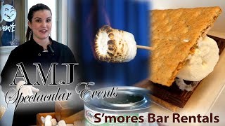 S'mores Bar Rentals Classic graham crackers, melted marshmallows with HERSHEY'S Milk Chocolate