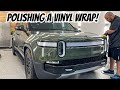 How To Polish A Vinyl Wrap &amp; Protect It With A Ceramic Coating!