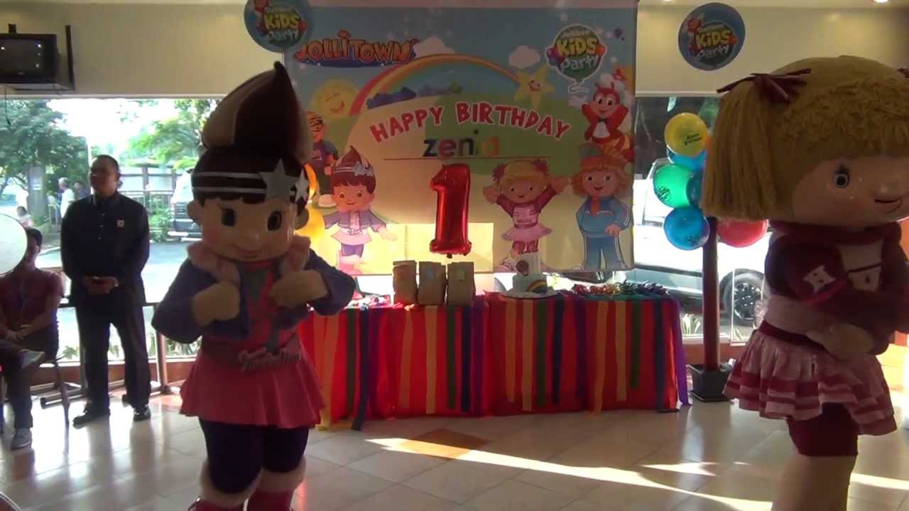 Jollibee And Friends At Zia S 1st Birthday Youtube