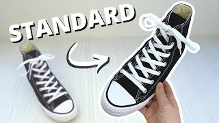 HOW TO LACE CONVERSE (STANDARD Way)
